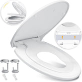 KESSER® WC bril met Soft Close Deksel - Toiletbril - Wit